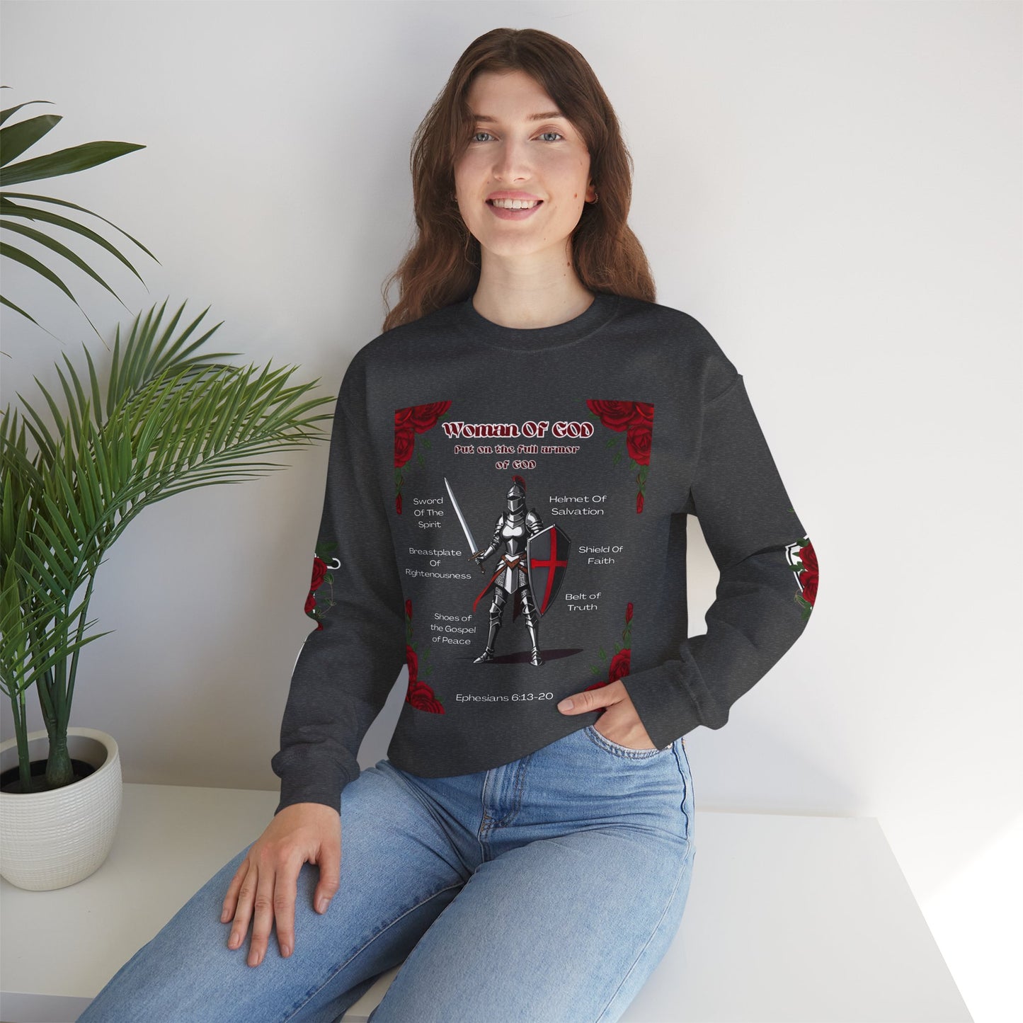 Woman of God - Full Armor Sweatshirt
