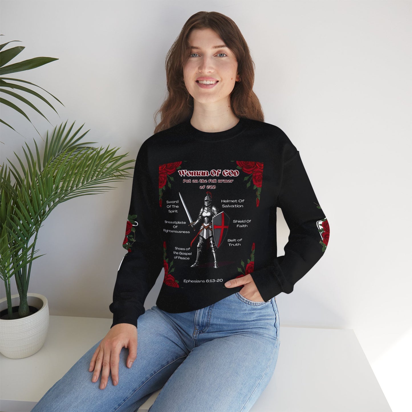Woman of God - Full Armor Sweatshirt