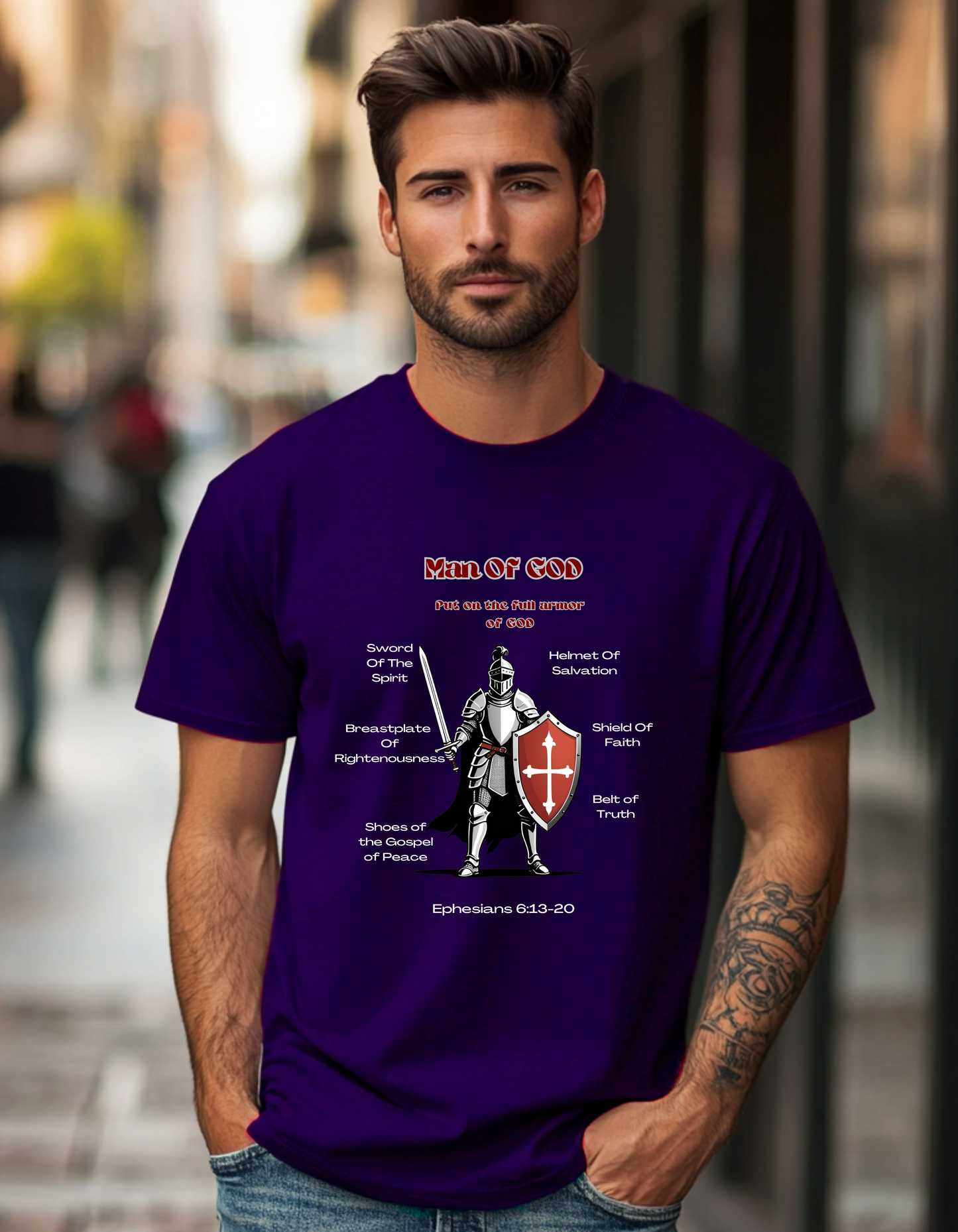 Man of God — Full Armor Tee