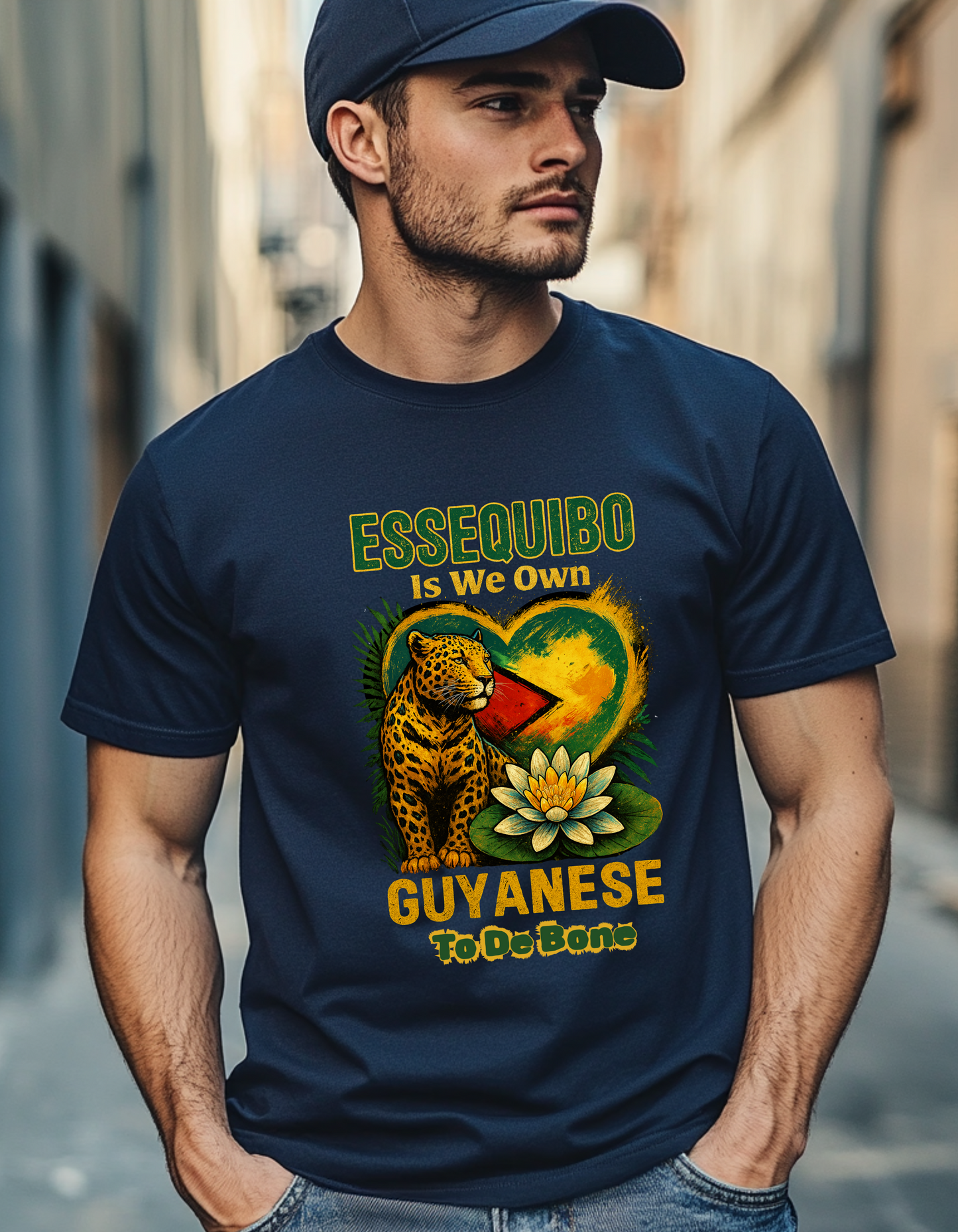 Essequibo Is We Own, Guyanese To The Bone, Not A Blade Of Grass T-Shirt